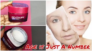 Loreal Revitalift Night Cream Review  Demo 😨 Anti aging fine lines wrinkles treatment Worth it [upl. by Hoseia960]