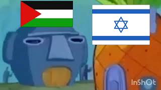 Spongebob vs Squidward free Palestine 🇵🇸 [upl. by Eladroc229]