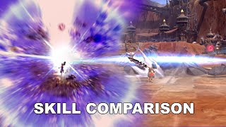 Lunar Knight vs Moonlord Skills Comparison Dragon Nest [upl. by Averyl]