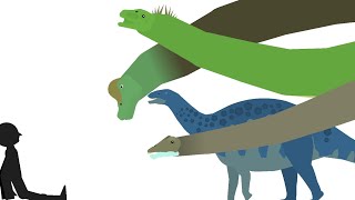 sauropods  size comparison [upl. by Poree]