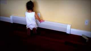 Baseboarders®  Installation By A Four Year Old [upl. by Harman]