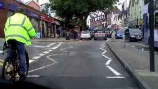 Bristol England Driving up Gloucester Road in Bristol [upl. by Podvin169]