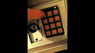 How to reset code on an electronic safe [upl. by Ede440]