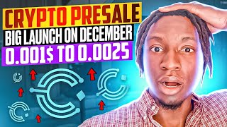 New Upcoming Crypto Presale  Big Launch On December [upl. by Angle]