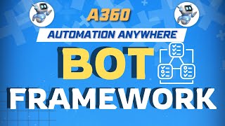 BOT Framework in Automation Anywhere  A360 Tutorials  KT Sessions [upl. by Ariek19]