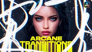 Arcane Transitions  Davinci Resolve [upl. by Kinnard]