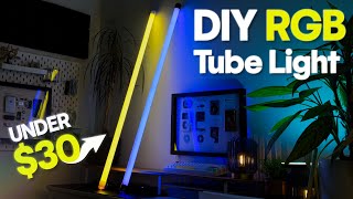 HOW TO MAKE a DIY RGB Tube Light for UNDER 30 [upl. by Laraine]