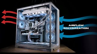 Insane 14 FANs airflow PC build Lian Li O11 EVO XL [upl. by Nitsa867]