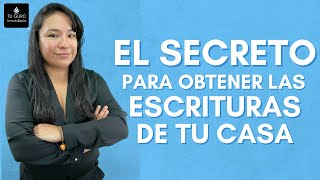 Aprende cómo sacar tus escrituras ¡FÁCIL Y RÁPIDO [upl. by Lynde]