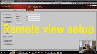 HikVision remote view setup for web and mobile phone  detailed [upl. by Dodson]