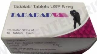 TADARAD 5 Tablets Tadalafil Tablets USP 5 mg [upl. by Demmer]