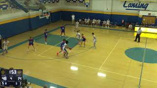 Lansing High School vs Union Springs High School Mens JV Basketball [upl. by Woodsum]