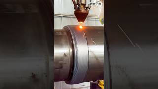 The process of coating wearresistant material on barrel surface by laser tools technology [upl. by Eugnimod]