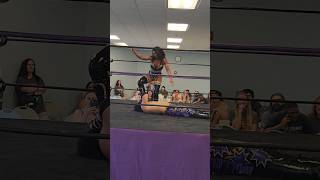 Renee Michelle steps on the head of RPJ Atomic Legacy Wrestling at Space Coast Comic Con wrestling [upl. by Leontyne]