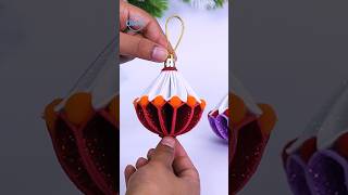 DIY Ornaments for Christmas Tree Decorations🎄Xmas Crafts shorts christmas craft decor diy [upl. by Kunkle433]