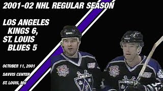 Los Angeles Kings 6 St Louis Blues 5 October 11 2001 [upl. by Doris]