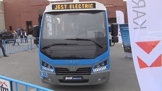 Karsan Jest Electric Bus Blue 2020 Exterior and Interior [upl. by Elfstan]