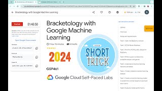 2024 Bracketology with Google Machine Learning  qwiklabs  GSP461  With Explanation🗣️ [upl. by Vida]