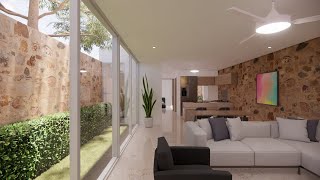 Te sorprenderá el diseño interior de esta casa pequeña y minimalista [upl. by Anilehcim]