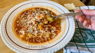 LE RICETTE DELLA NONNA  MINESTRONE ALLA SARDA  Tutto il buon sapore della tradizione  Sardegna [upl. by Maurey766]