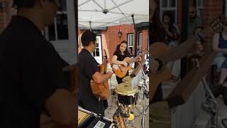 Farrucas Duo playing quotLa Mariquitaquot Rumba Flamenca on Unionville Main Street [upl. by Herbie812]