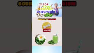 🦴Top 5 FOODS to Strengthen Your BONES and Prevent OSTEOPOROSIS 🦴 [upl. by Olnee610]