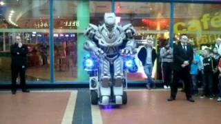 Titan the Robot at The Red dragon Centre Cardiff Bay halloween special 311010 [upl. by Nort559]