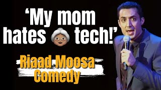 My Moms a technophobe  Riaad Moosa  Standup Comedy [upl. by Onafets]