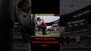 Patrick Mahomes Routine for every game [upl. by Legim]