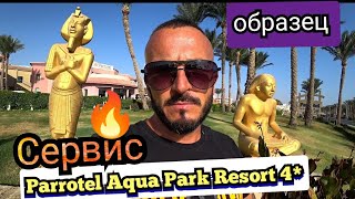 Египет🇪🇬 Новый обзор Parrotel Aqua Park Resort 4 Район Набк Завтрак територии номер пляж [upl. by Yrek]