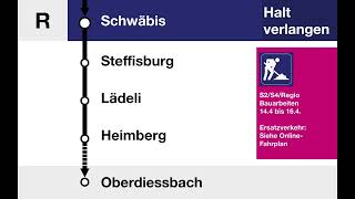 BLS Ansagen • Regio 66xx • Thun – Oberdiessbach [upl. by Lilaj]