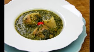 Amazing Pigtail Callaloo TastyTuesdays  CaribbeanPotcom [upl. by Ackler]