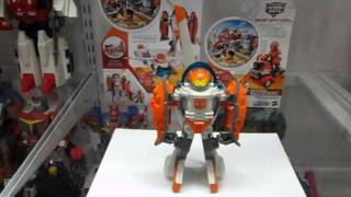 Protoman Reviews Transformers Rescue Bots Blades the CopterBot and Sawyer Storm with Rescue Winch [upl. by Norrahc]