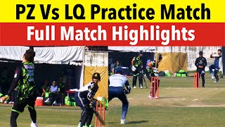 Peshawar Zalmi Vs Lahore Qalandars Practice Match Highlights [upl. by Faustine]