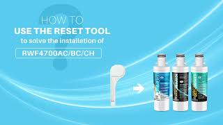 How to use the reset tool to solve the installation of RWF4700ACBCCH Replacement for LG LT1000P [upl. by Nordin]