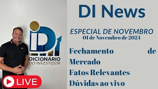 DI News Especial de Novembro  01 de Novembro [upl. by Pontus]