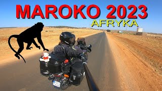 Motocyklem do Afryki  Maroko  9800km  pasażer  Krajenka 2023  moto trip Europe  Africa [upl. by Castora763]