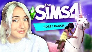 the sims 4 horse ranch review [upl. by Chesney395]