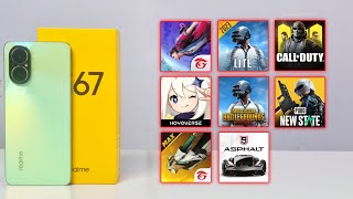 Realme C67 4G 8 Games Test  FreeFireCODGenshinPUBGNew StateAsphalt 9  Snapdragon 685 [upl. by Venator]