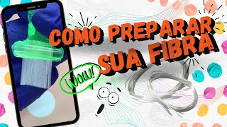 COMO PREPARAR SUA FIBRA DE VIDRO  UNHAS DE GEL [upl. by Donaugh]