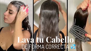 Como Lavarse el Cabello Correctamente  CRECE MUCHO [upl. by Eiramassenav681]