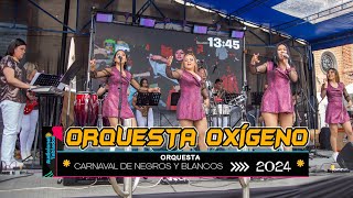 Orquesta Oxígeno🎺Audiciones Tablados 2024🎭Carnaval de Negros y Blancos [upl. by Jacobo796]