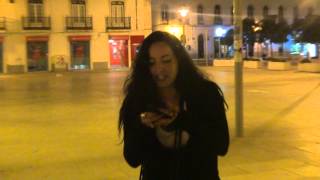 Susana Mujo ensina a fazer shuffling em Leiria [upl. by Nared]