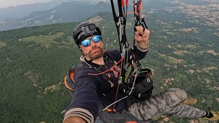 Volo dal pratino della Roncola per salutare il mio amico Michele [upl. by Adamik]