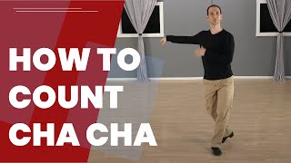 How to Count Cha Cha Dance Steps  Counting Cha Cha Beats [upl. by Ellynad]