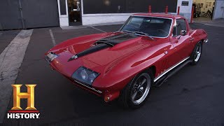 Counting Cars STUNNING 66 CORVETTE REVS DANNY UP Season 9  History [upl. by Vala]