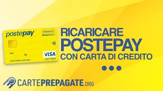 Come ricaricare la Postepay con carta di credito [upl. by Zabrine]