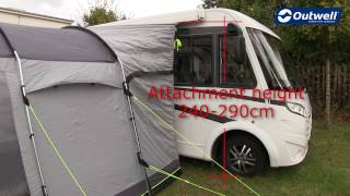 Outwell Country Road Tall DriveAway Awning  Innovative Family Camping [upl. by Ardnu]