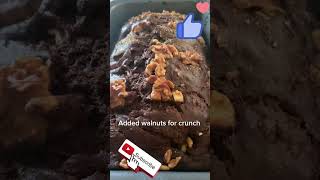 Chocolate banana bread not my recipe followed preppykitchen food [upl. by Derwon]