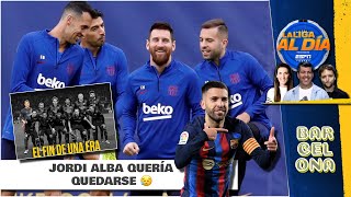 SE VA JORDI ALBA Messi NO REGRESARÍA si Alba y Busquets no están 😱  La Liga Al Día [upl. by Neelia]